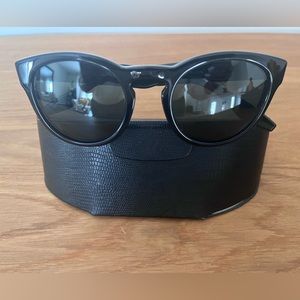 Pre-owned Barton Perreira Reece Round Black Sunnies